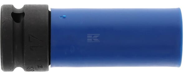 Schlagschrauber-Steckschlüssel 1/2" mit Schutzhülse, 17mm