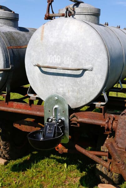 Wasserbehälter aus Gusseisen N20 emailliert LP