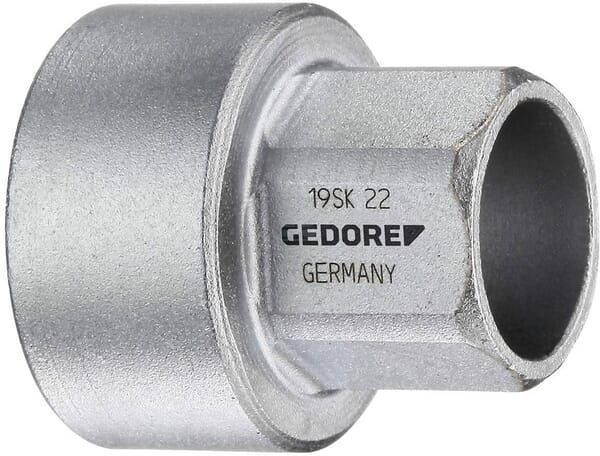 Steckschlüsseleinsatz 1/2" kurz, 19 mm