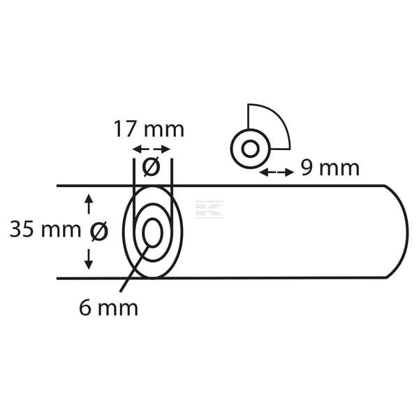 Farbroller IV Stern, schwarzer Schaumstoff SF 11cm (2x) 