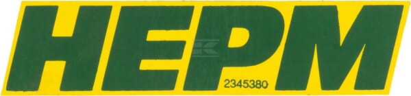 Aufkleber "hepm"