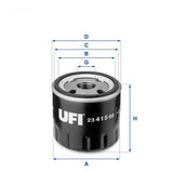 23.415.00 Ölfilter SpinOn