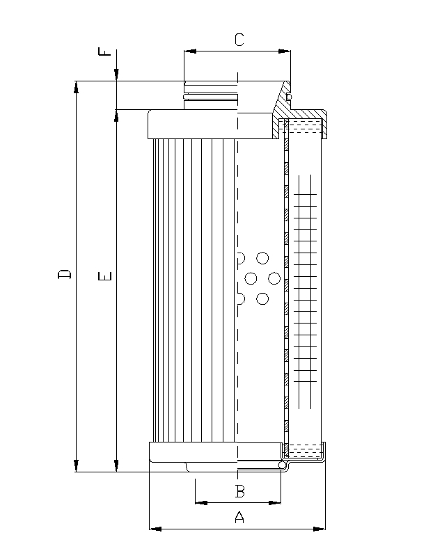 R531G10V Hydraulikfilterelement (Rücklauffilter)