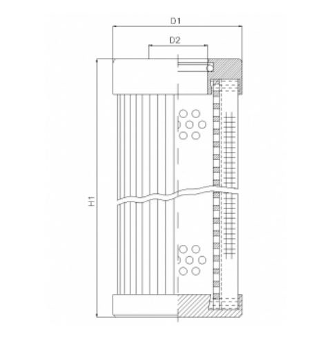 D151G10BV Hydraulikfilterelement (Druckfilter)