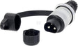 3-pol. Stecker, 15 A, 12 V, mit Anti-Reverse-Funktion