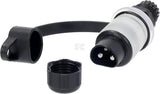 3-pol. Stecker, 15 A, 12 V, mit Anti-Reverse-Funktion