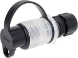 3-pol. Stecker, 15 A, 12 V, mit Anti-Reverse-Funktion