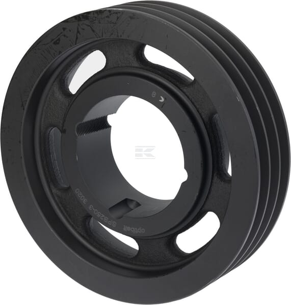 Keilriemenscheibe 3 Rillen B oder SPB Durchmesser 257 mm für Taperlockbuchse 3020 Kramp