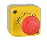 Notschalter Druckknopfkasten 1NO + 1NC