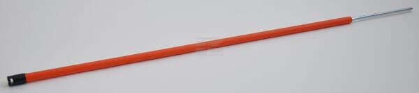 Pfahl orange für Kaninchennetz