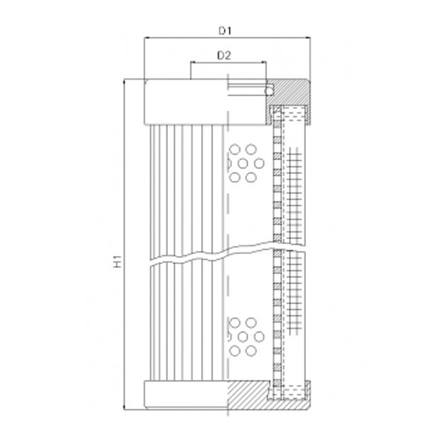 XD160G10B/ESD Hydraulikfilterelement (Druckfilter)