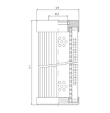 XD160G10B/ESD Hydraulikfilterelement (Druckfilter)