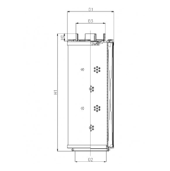 RHR1300G05B0/AB1 Hydraulikfilterelement (Rücklauffilter)