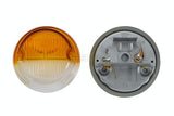 Richtungs- und Positionslicht 18 / 3W, rund, 12V, gelb / transparent, Ø 78mm, Hella