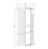 R481G03V Hydraulikfilterelement (Rücklauffilter)