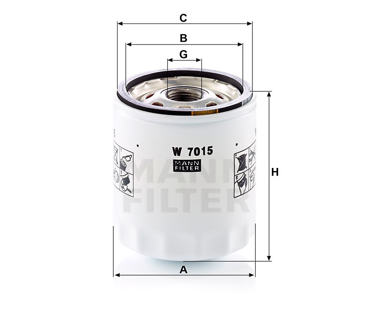W 7015 Wechselfilter