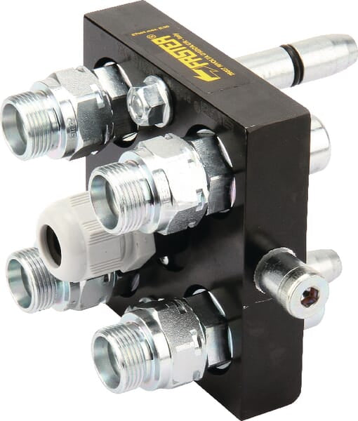 Multifaster DN10-4 x 15L - M22x1,5 1 x elektrisch beweglicher Teilstecker
