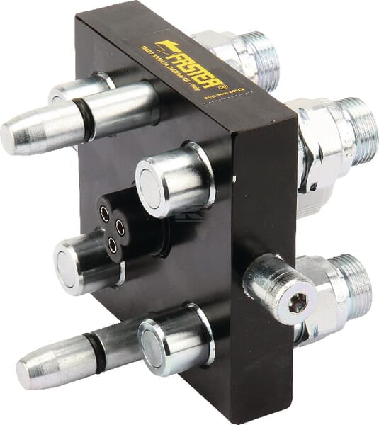Multifaster DN10-4 x 15L - M22x1,5 1 x elektrisch beweglicher Teilstecker