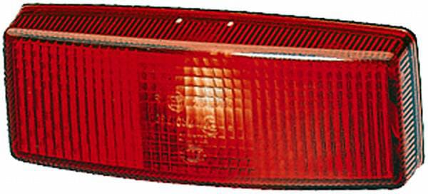 Lichtscheibe rot