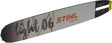 Führungsschiene  L06 37cm/15" 1,6mm/0,063" 3/8"