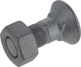 Schraube und Mutter M12x1,25x33 12.9