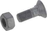 Schraube und Mutter M12x1,25x33 12.9