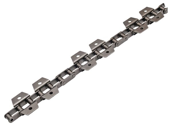 Mittelkette der Schrägzuführung, Ø 8,3 mm, 2 Pfoten alle 4 Glieder (5 m Rolle)