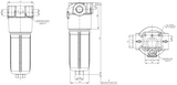 F160XD160G10ABB6DWV05 Leitungsfilter (Druckfilter)
