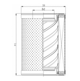 R660G10B0 Hydraulikfilterelement (Rücklauffilter)