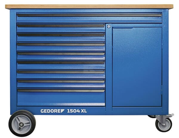 Mobile Werkbank + Werkzeugsatz, 306 Teile
