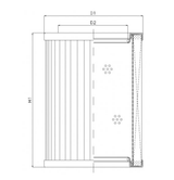 R440G25 Hydraulikfilterelement (Rücklauffilter)