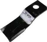 Rasenmähermesser, Länge 235mm, breite 75mm, dicke 7mm, bohrungsdurchmesser 30mm, Votex
