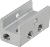 Verteilerblock 2-fach 5/16 UNF