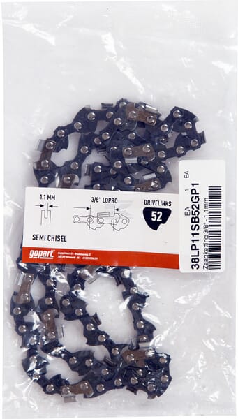 Sägekette, 3/8", 1,1 mm, 52 DL, Gopart