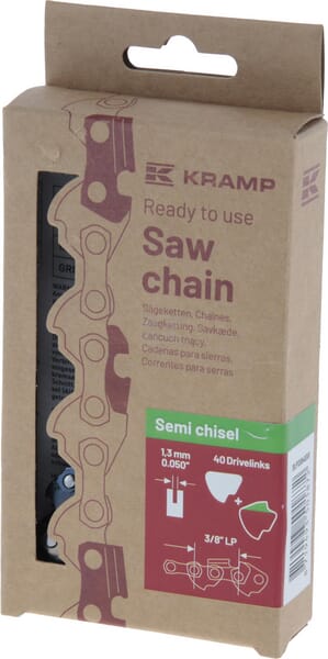 Sägekette 3/8" 1.3mm 40 DL Halbmeißel, Kramp Efficiency
