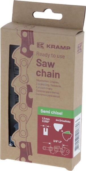 Sägekette 3/8" 1.3mm 44 DL Halbmeißel, Kramp Efficiency