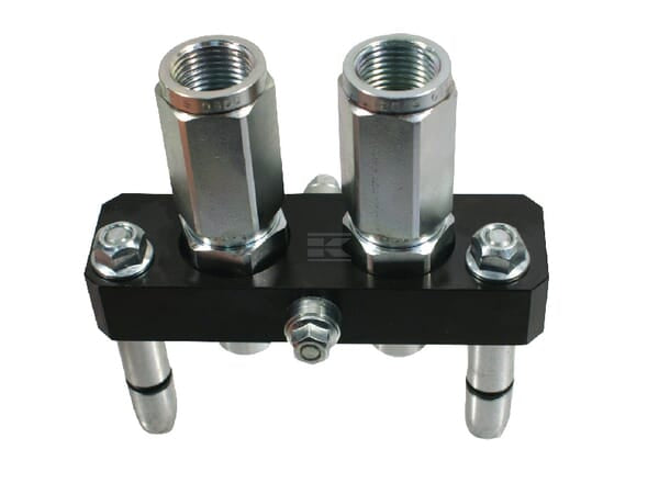 Multifaster DN10-2 x 1/2" BSPP beweglicher Teilstecker