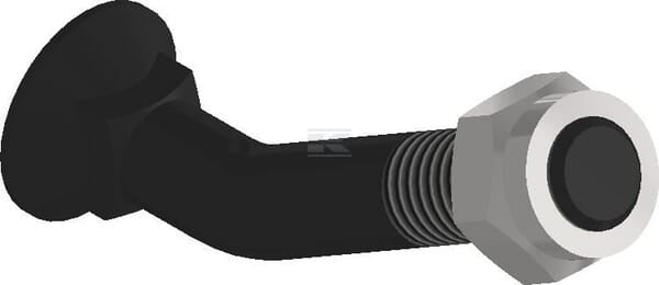 Gebogene Schraube