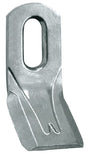 Schlegelmesser, Länge 99mm, breite 40mm, dicke 5mm, bohrungsdurchmesser 15mm