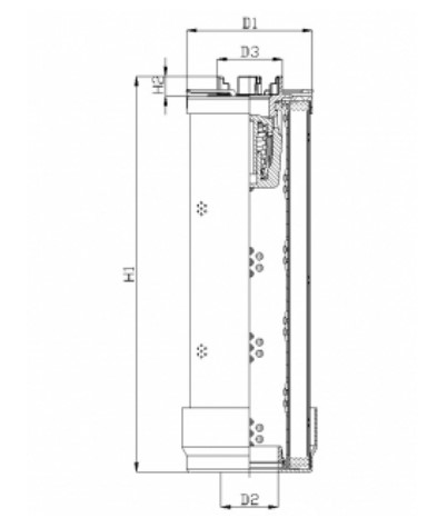 RHR850G05B3/002 Hydraulikfilterelement (Rücklauffilter)
