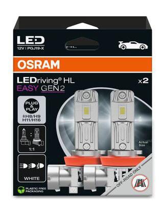 LED-Lampenset H8/H11/H16 12V LEDriving® HL EASY