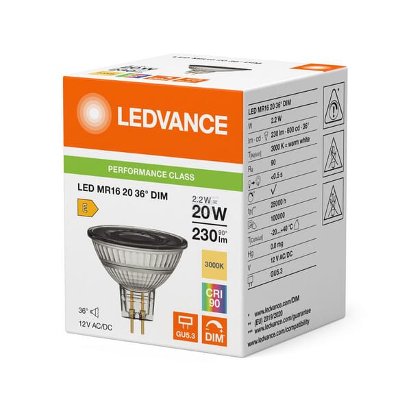 LED-Lampe 2,2W 827 GU5.3