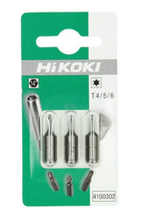 Torx-Bits 1/4" T4/T5/T6-25 mm (3x)