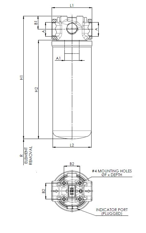 FA421G06VB600000S0 Leitungsfilter (Druckfilter)