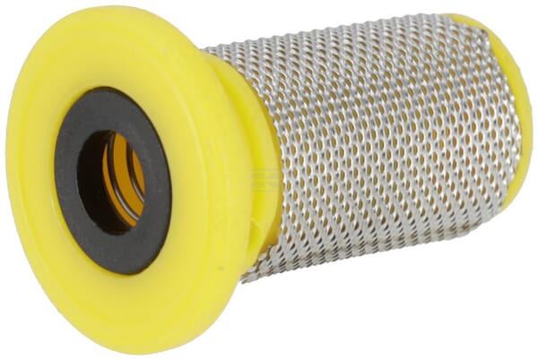 Filter mit Kugelrückschlagventil, gelb 80 mesh