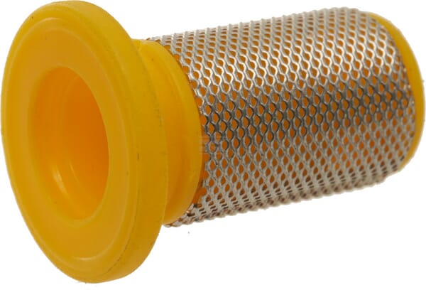 Zylindrischer Filter gelb 80 mesh