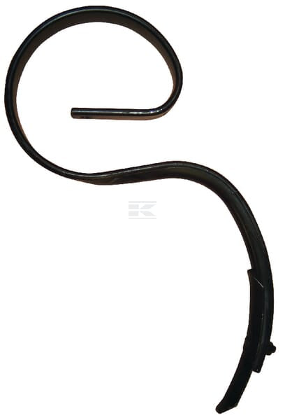 Federzinken, 45x10x560 mm, mit Spitze