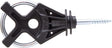 Tor-Isolator X³ verzinkt, schwarz, 6 Stk.