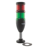Signalsäule + LED 24 V rot/grün komplett