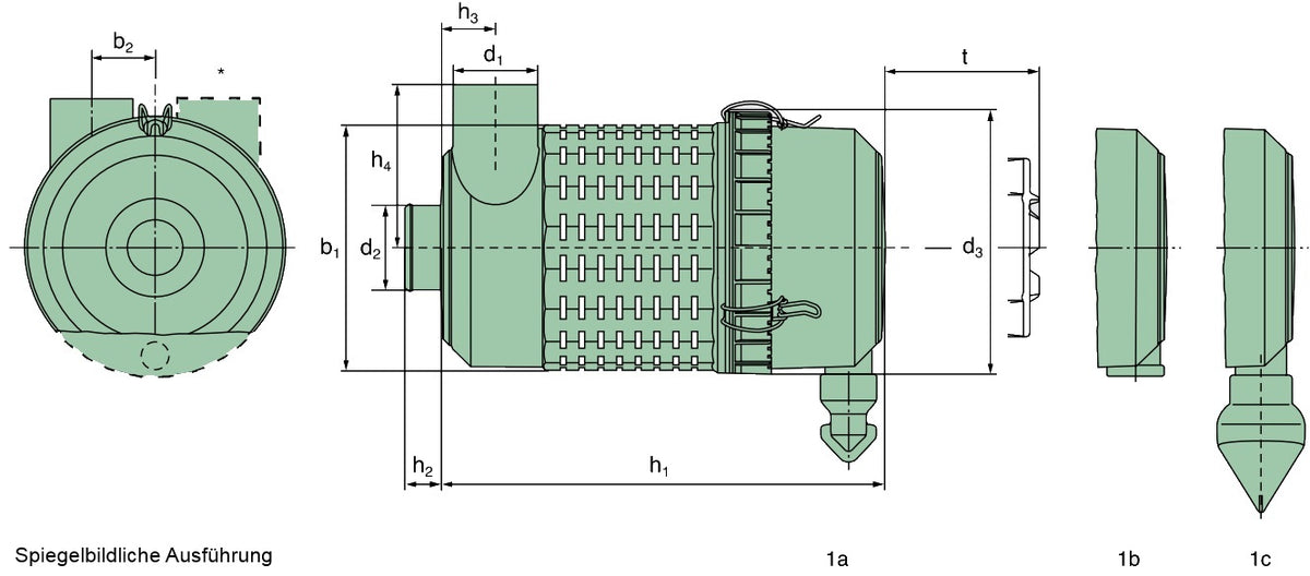 45 502 92 921 Luftfilter (Europiclon spiegelbildlich)